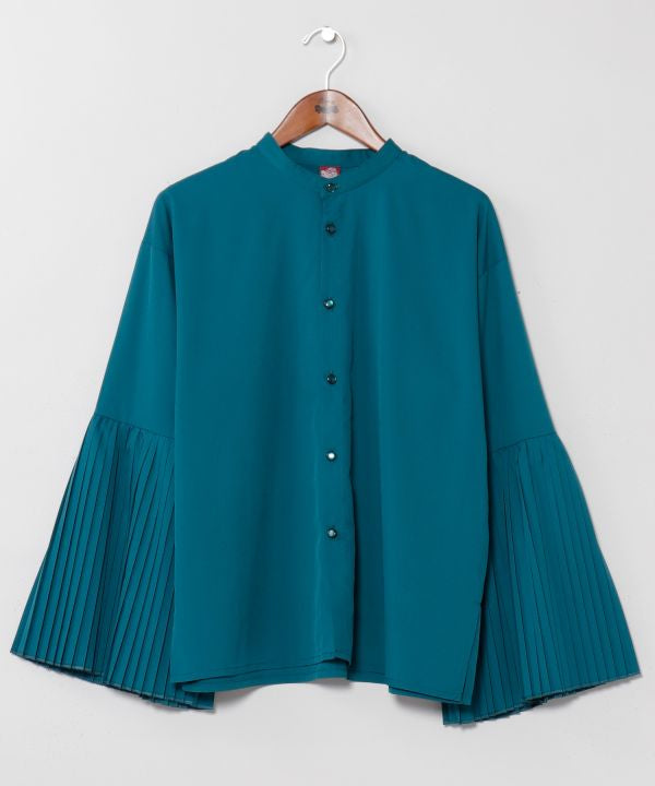 HIDAYOSE Pleated Cuff Blouse by Kaya - Ametsuchi