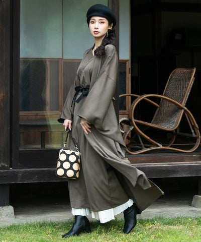 HIDAYOSE Pleated Inner Skirt by Kaya - Ametsuchi