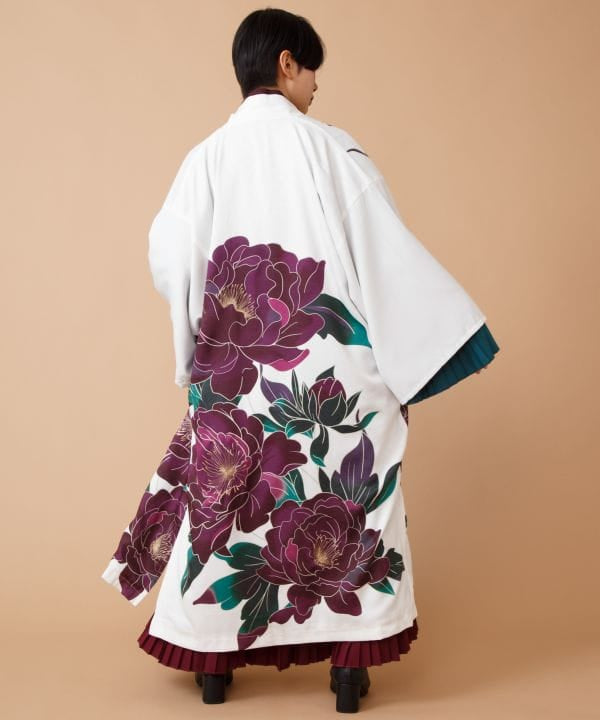 KICHIJI YOSOI Elegance Long Haori by Kaya - Ametsuchi