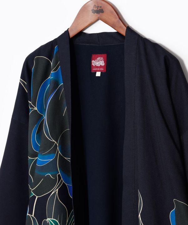 KICHIJI YOSOI Elegance Long Haori by Kaya - Ametsuchi