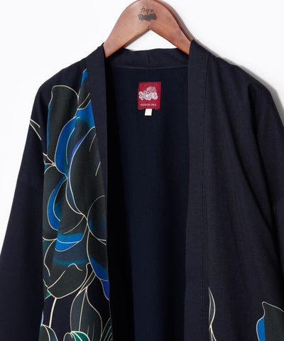 KICHIJI YOSOI Elegance Long Haori by Kaya - Ametsuchi