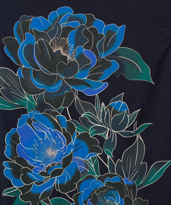 KICHIJI YOSOI Elegance Long Haori by Kaya - Ametsuchi