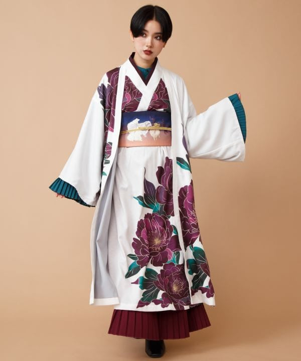 KICHIJI YOSOI Elegance Long Haori by Kaya - Ametsuchi