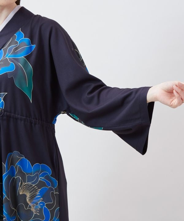 KICHIJI YOSOI Kimono Like Dress by Kaya - Ametsuchi