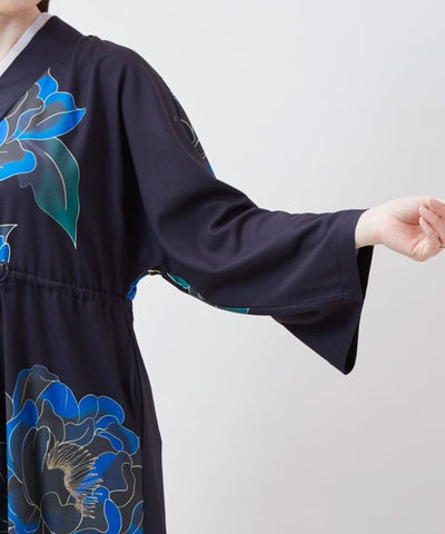 KICHIJI YOSOI Kimono Like Dress by Kaya - Ametsuchi