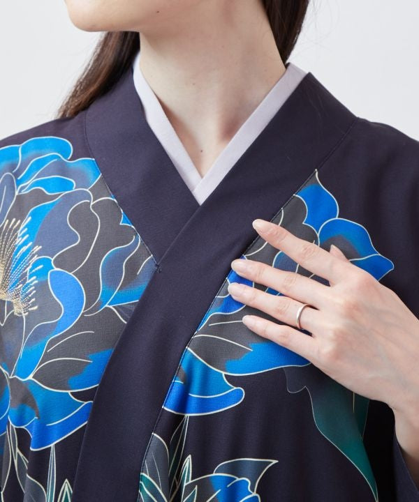 KICHIJI YOSOI Kimono Like Dress by Kaya - Ametsuchi