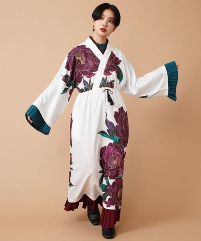 KICHIJI YOSOI Kimono Like Dress by Kaya - Ametsuchi