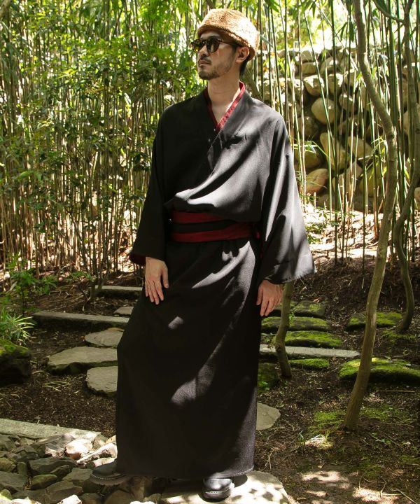 WA NO HAREGI - Men's Pants with Obi Belt