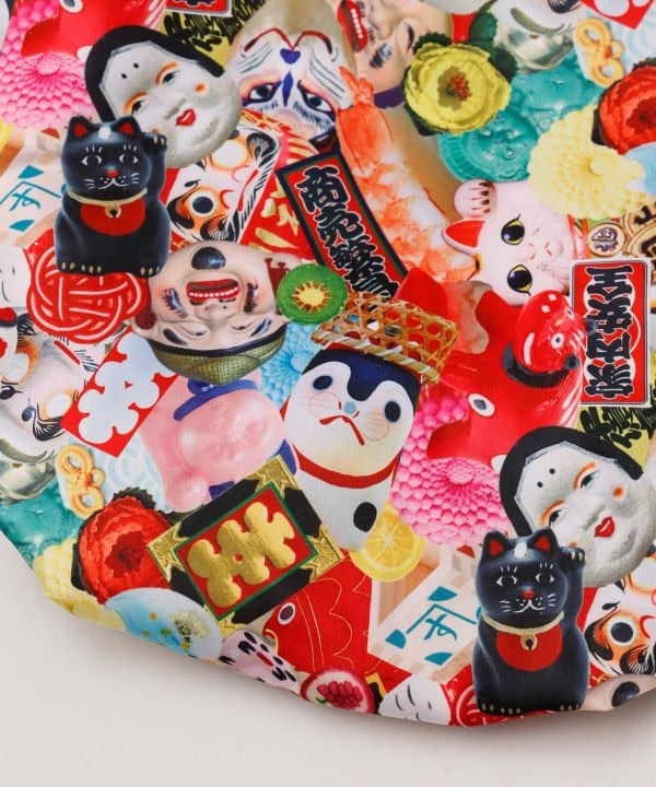 開運来福 Drawstring KINCHAKU Handbag