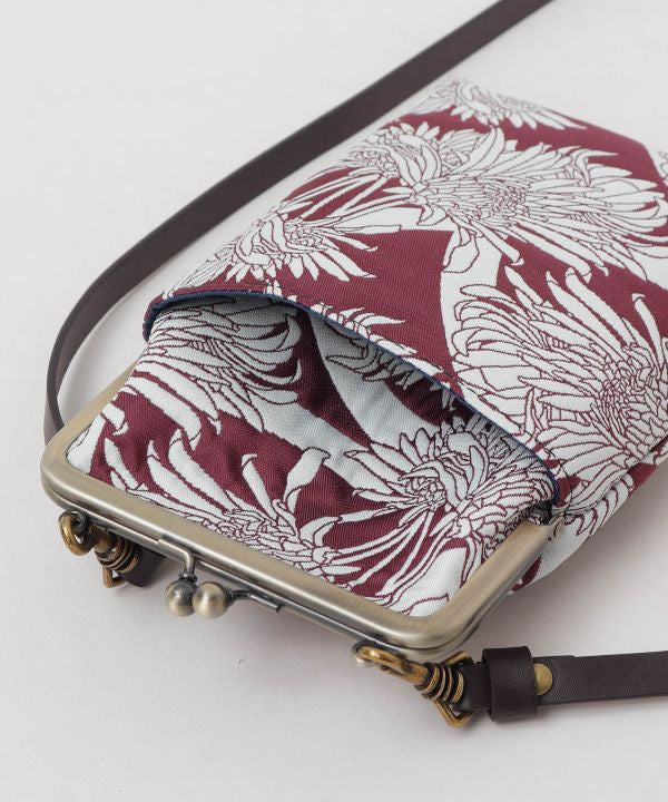 KAEI - Fukure-Ori Floral GAMAGUCHI Shoulder Bag