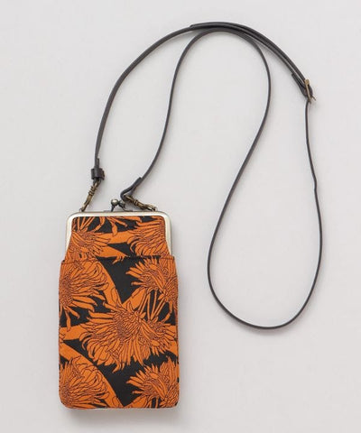 KAEI - Fukure-Ori Floral GAMAGUCHI Shoulder Bag