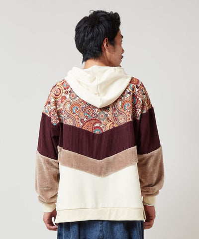 Men's Patchwork Hoodie