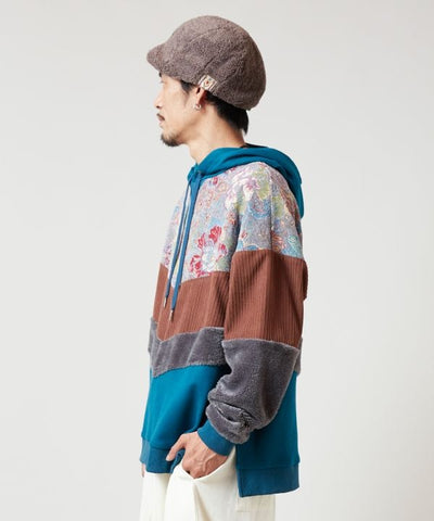 Men's Patchwork Hoodie