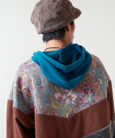 Men's Patchwork Hoodie