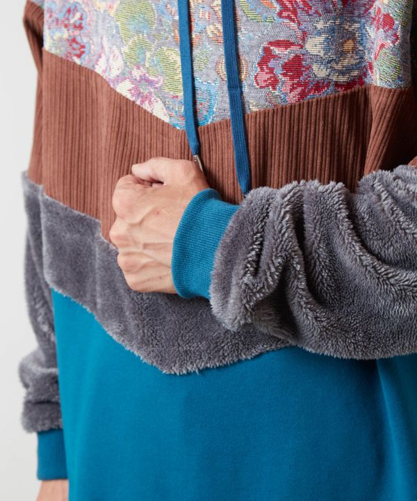 Men's Patchwork Hoodie