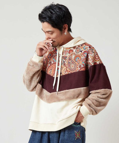 Men's Patchwork Hoodie