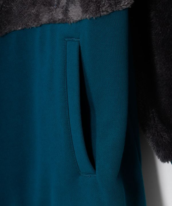 Men's Patchwork Zip Up Hoodie