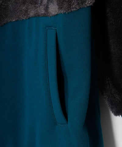 Men's Patchwork Zip Up Hoodie