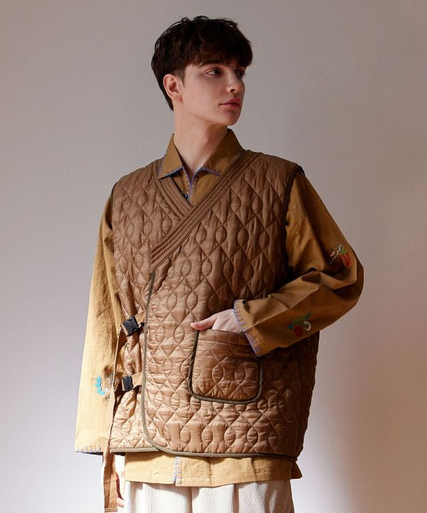 Silk Road Quilted Liner Vest for Men