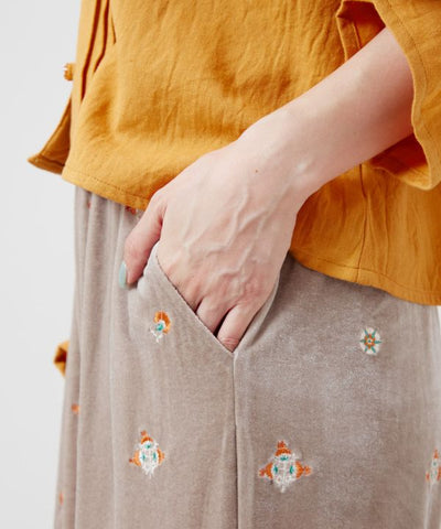 Shiny Velour Effortless Pants