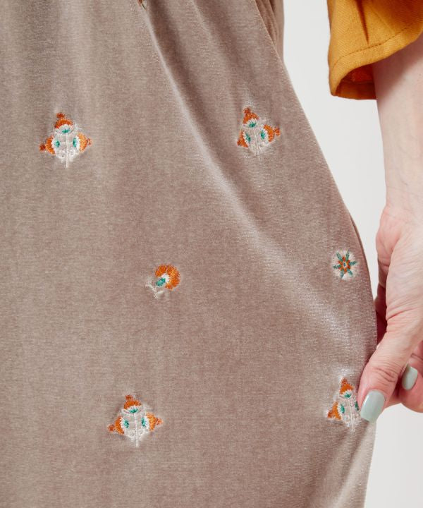 Shiny Velour Effortless Pants