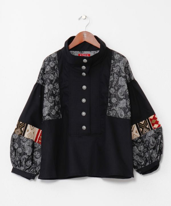 Ethnic Fusion Patchwork Top