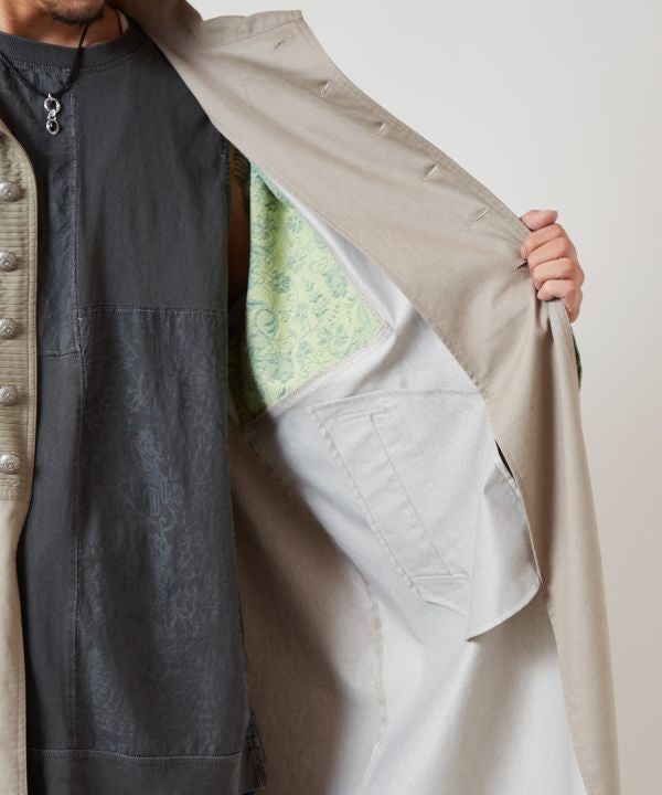 Ethnic Fusion Patchwork Long Cardigan