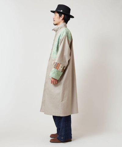 Ethnic Fusion Patchwork Long Cardigan