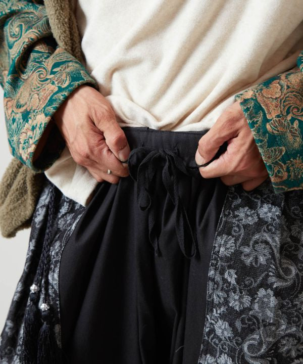 Ethnic Fusion Patchwork Pants for Men