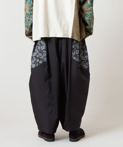 Ethnic Fusion Patchwork Pants for Men
