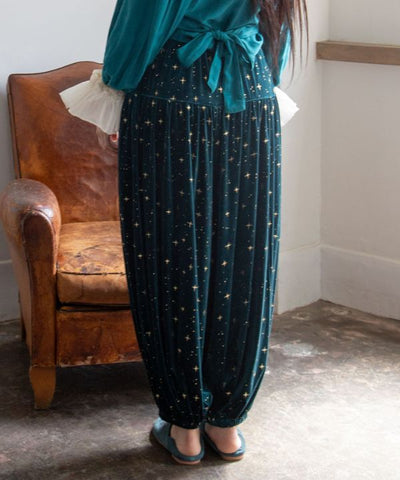 Stary Velor Harem Pants