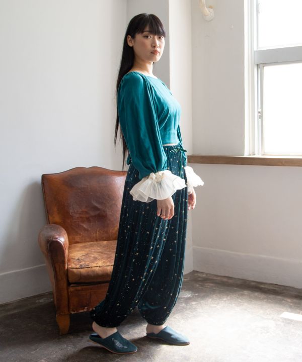 Stary Velor Harem Pants