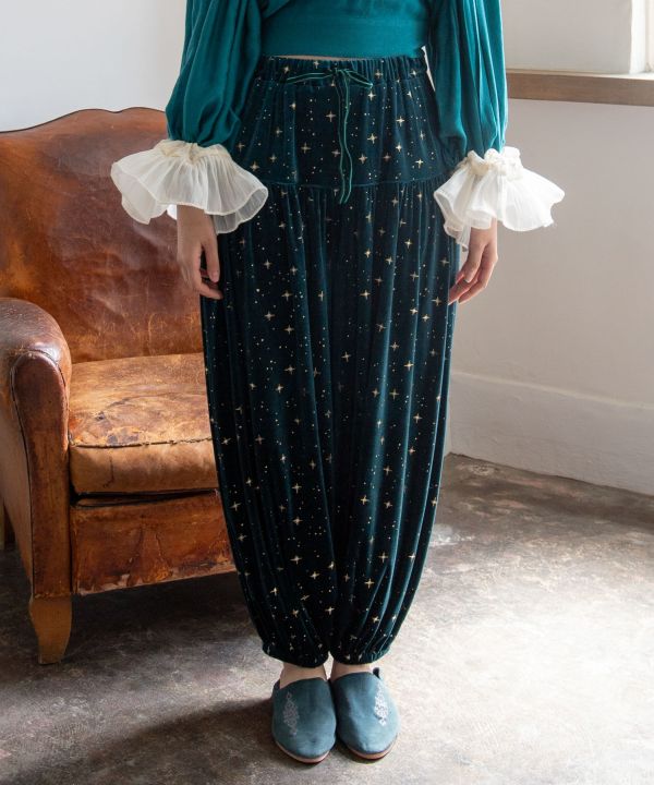 Stary Velor Harem Pants