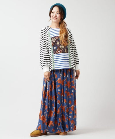 Striped Patchwork Top