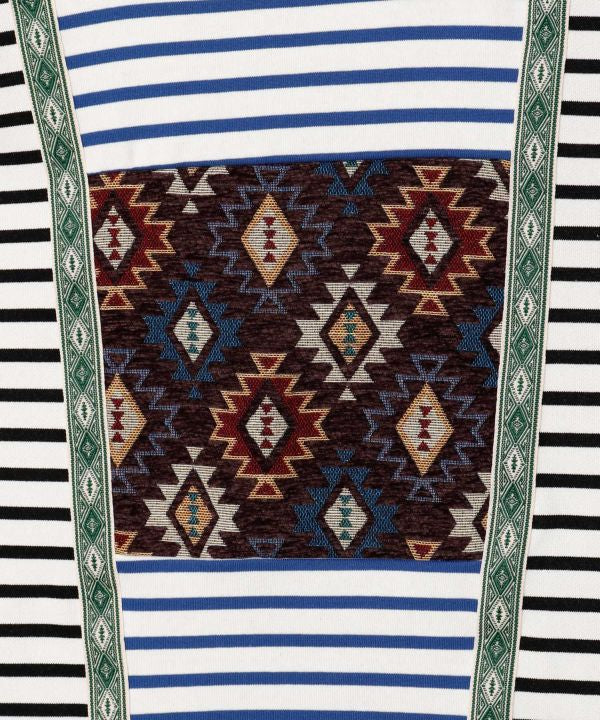 Striped Patchwork Top for Men