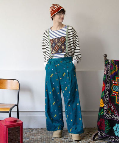 Striped Patchwork Top for Men