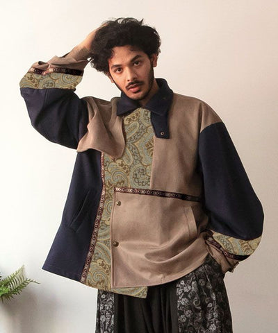 Men's Patchwork Bohemian Jacket