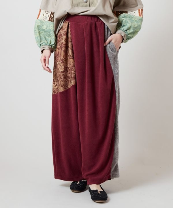 Floral Patchwork Pants