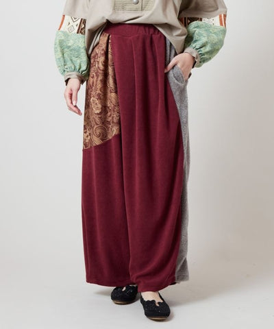 Floral Patchwork Pants