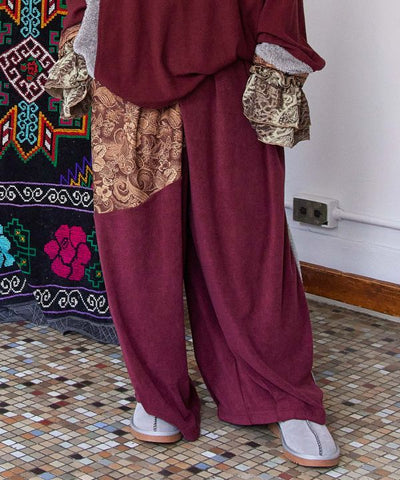 Floral Patchwork Pants