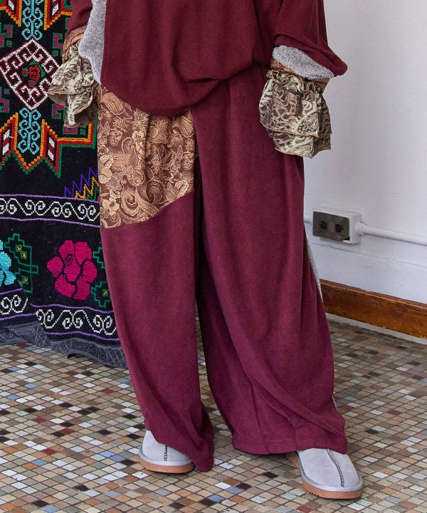 Floral Patchwork Pants