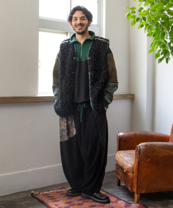 Floral Patchwork Pants for Men