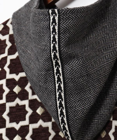 Faux Fur Patchwork Hoodie Top