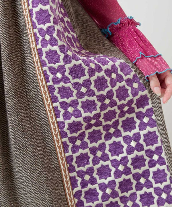 Faux Fur Patchwork Camisole Dress