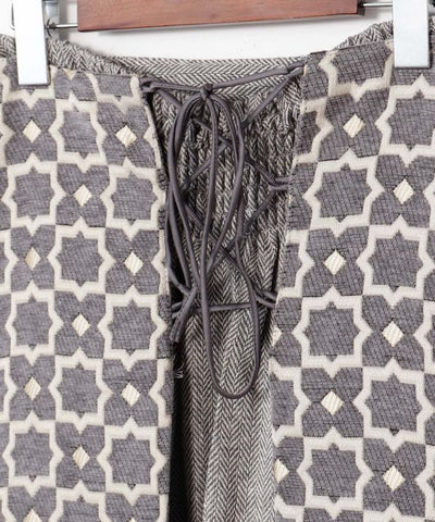 Faux Fur Patchwork Skirt