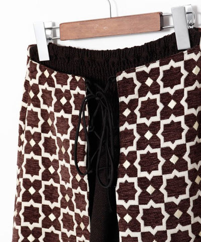 Faux Fur Patchwork Skirt