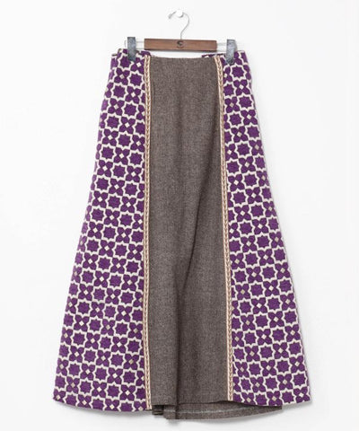 Faux Fur Patchwork Skirt