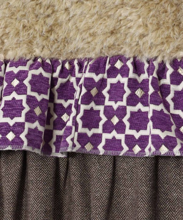 Faux Fur Patchwork Vest