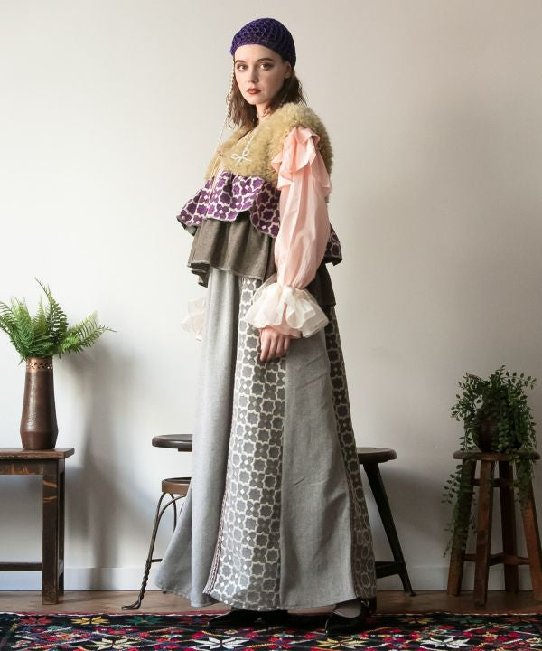 Faux Fur Patchwork Vest