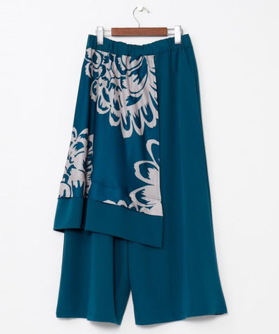 Layered Style Wide Pants